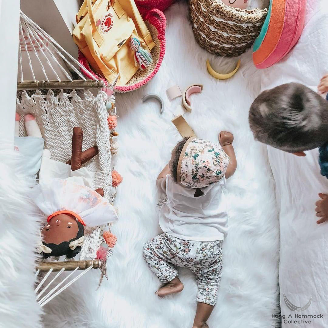 doll's furniture - hammock - pictures in a kids room