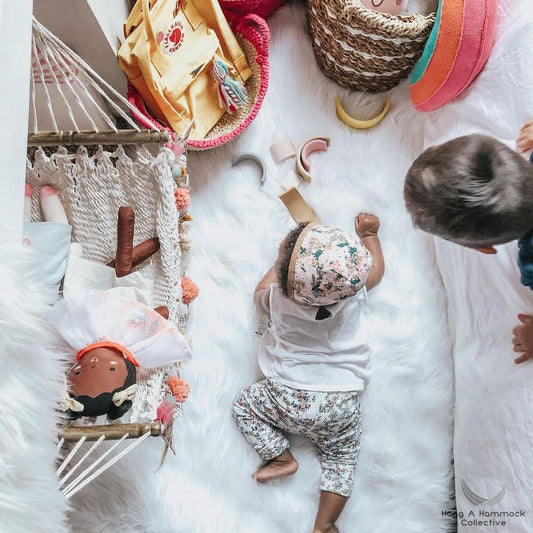doll's furniture - hammock - pictures in a kids room