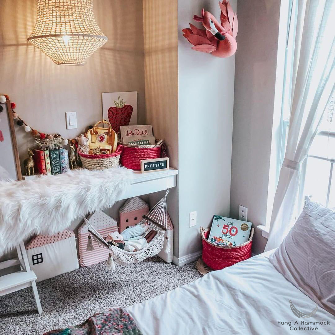 doll's furniture - hammock - pictures in a kids room