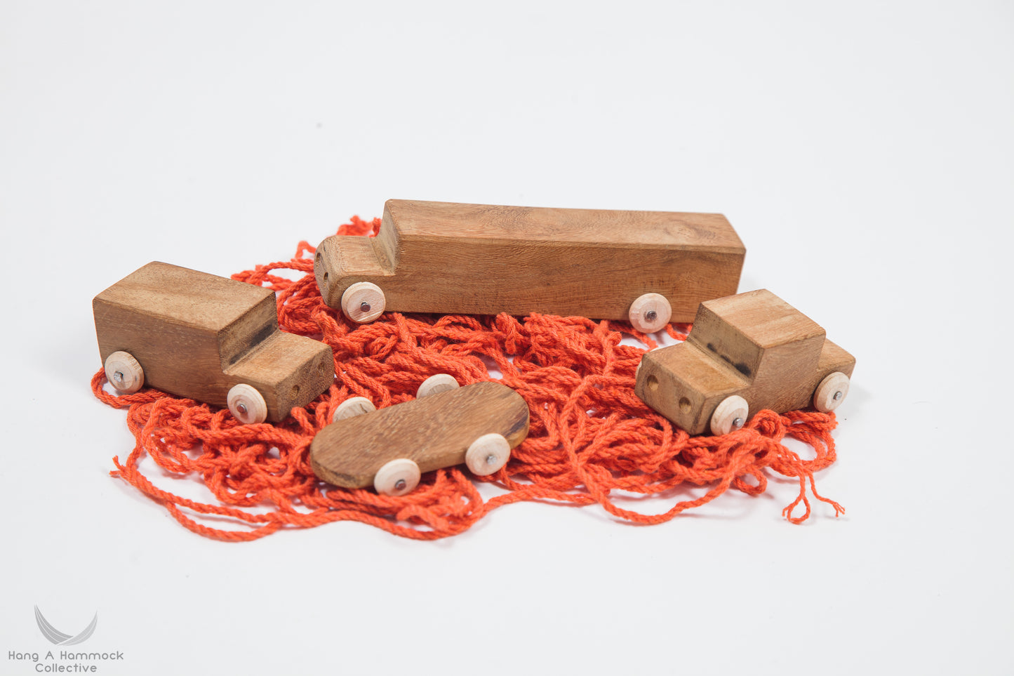 Wooden Vehicles Toys Set