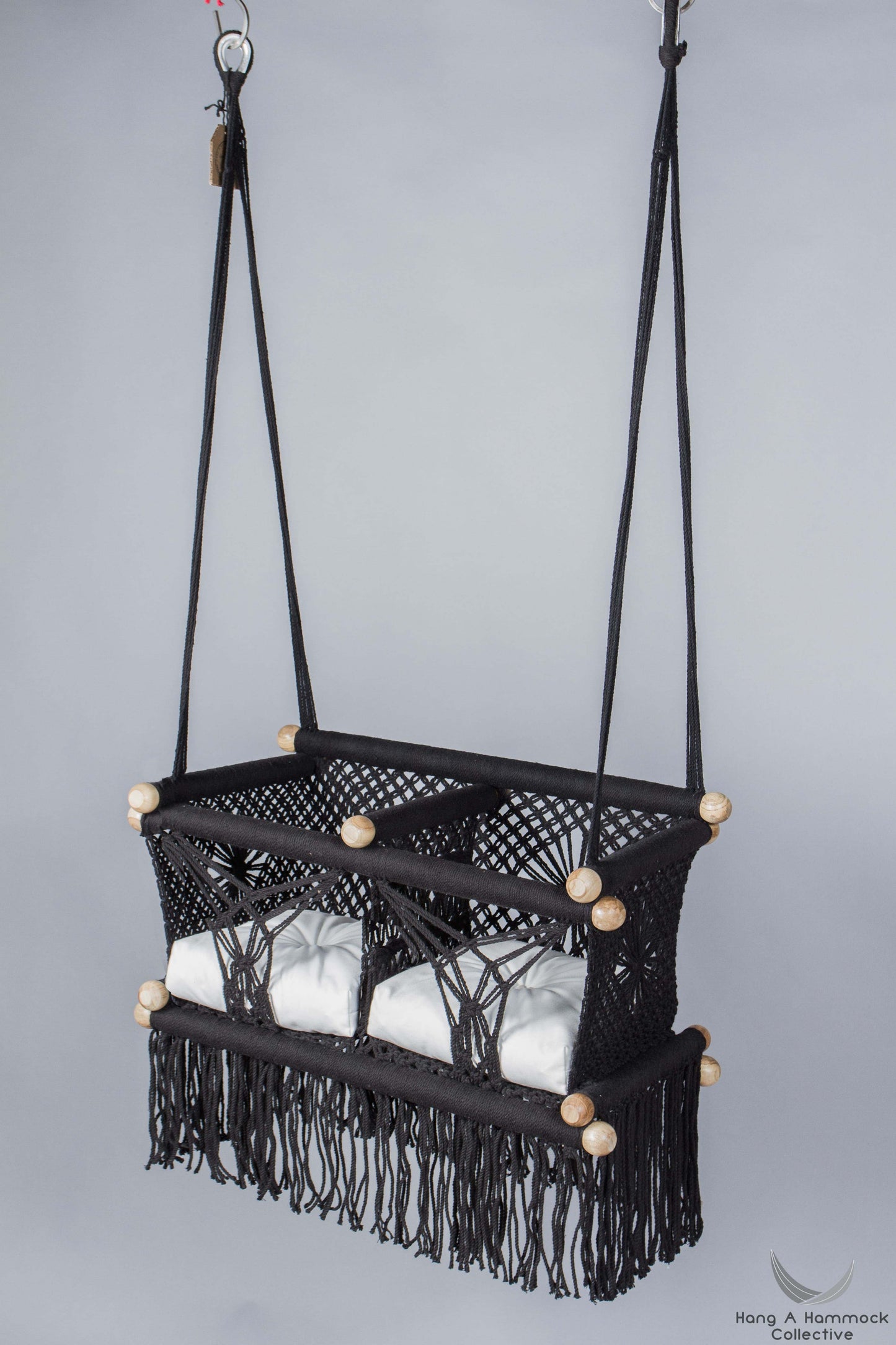 Twins Baby Chair - BLACK AND CREAM CUSHIONS