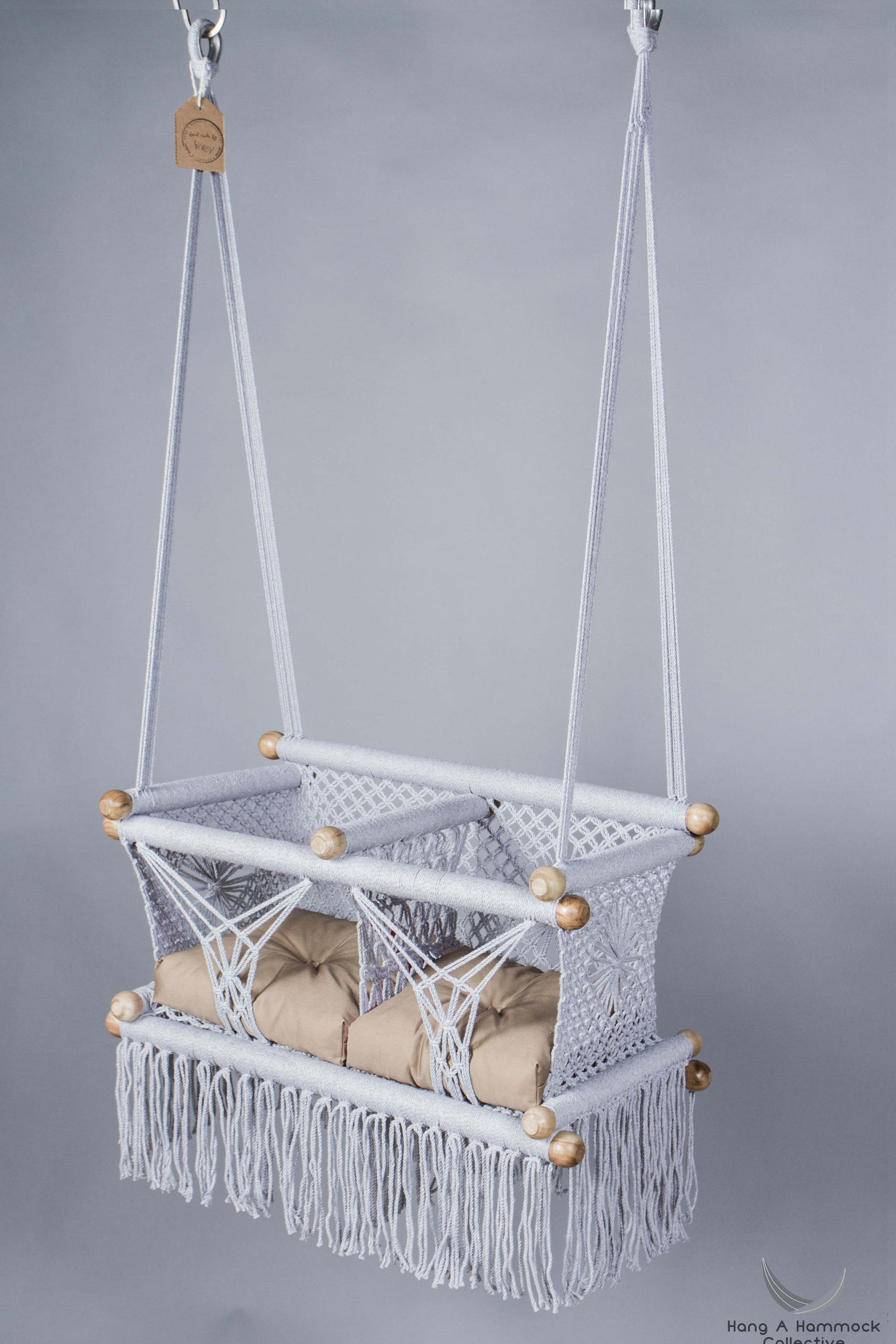 Twins Baby Chair - GREY AND KHAKI CUSHIONS