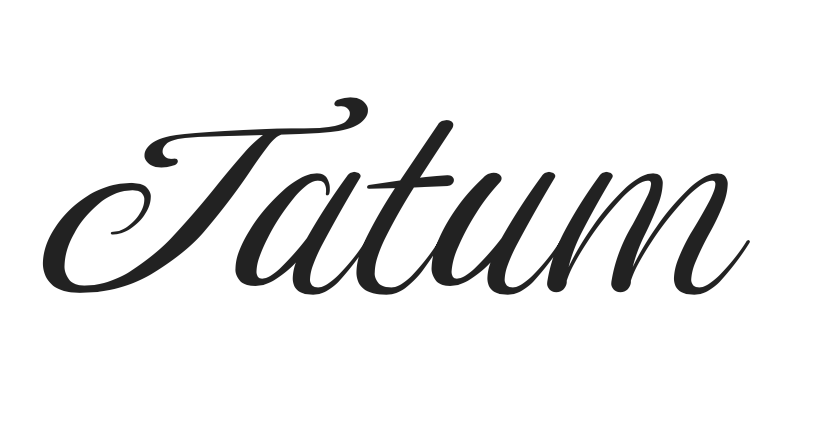 typed name (font magiera)