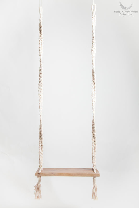 Braided Rope Swing white backgorund