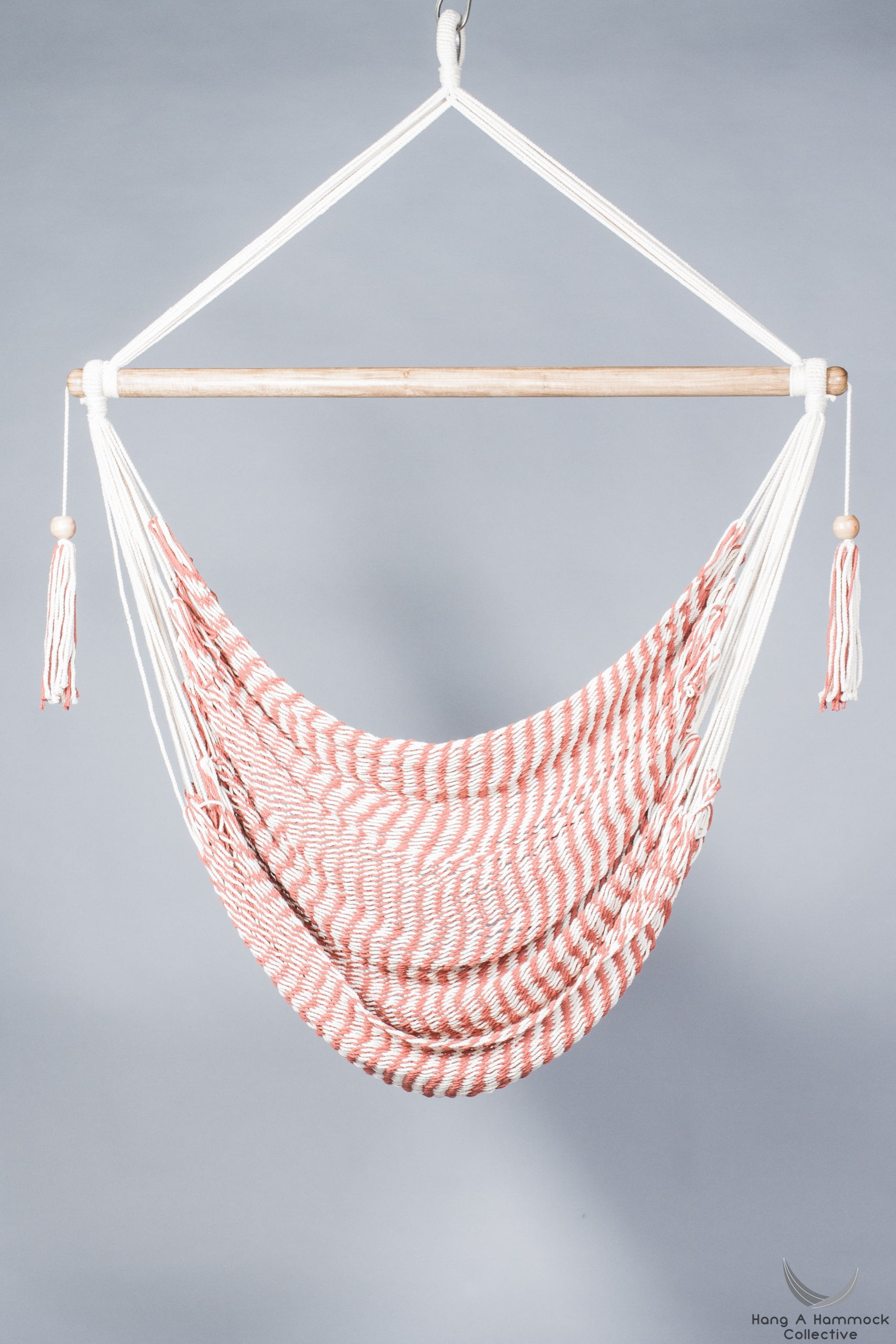 hängematten kollektiv Hammock Chair in Red Brick and Cream