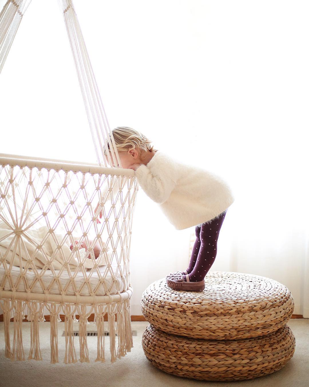 Hanging bassinet stand best sale