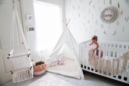 baby swing chair in kid room - style picture
