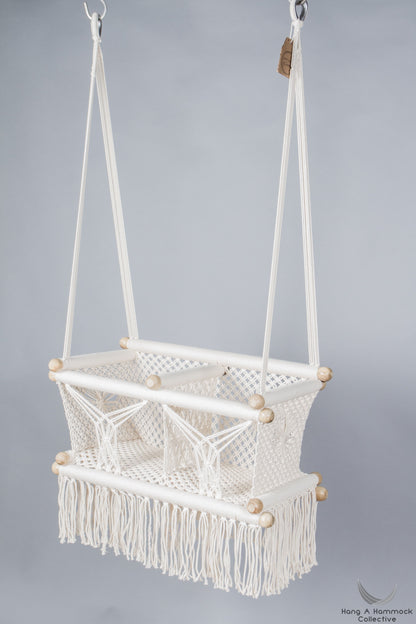 Twins Baby Chair - CREAM WITHOUT CUSHIONS