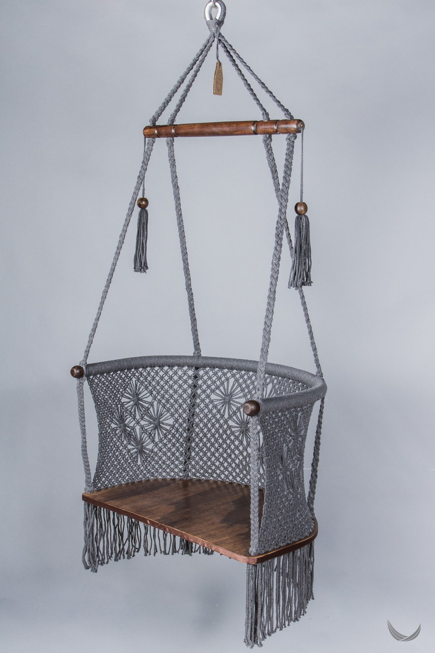 gray color hanging chair