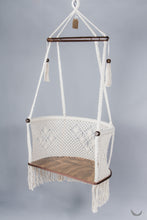 ivory color hanging chair