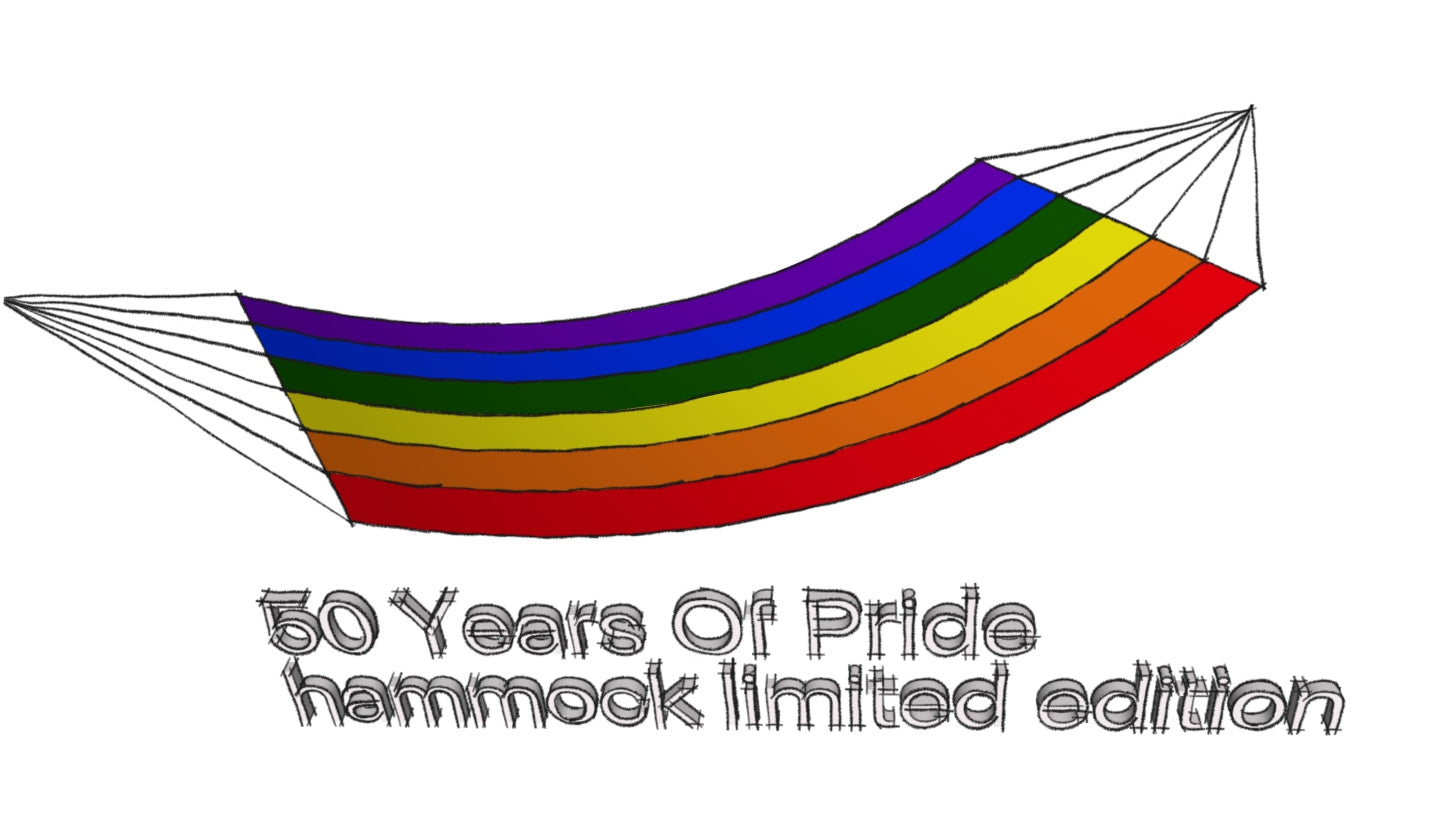 50 Years Of Pride Handwoven Hammock - Handmade in Nicaragua