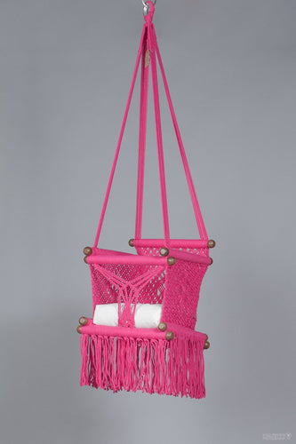 Baby Swing Chair in Hot Pink (made on order)